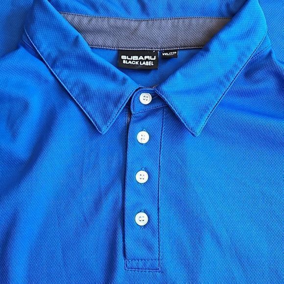Subaru Black Label Short Sleeve Blue Polo Shirt Sz‎ XXL - Picture 5 of 10